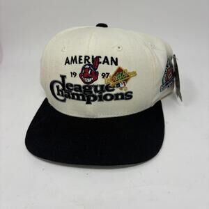 Cleveland Indians 1997 American League Champions World Series New Era Snapback